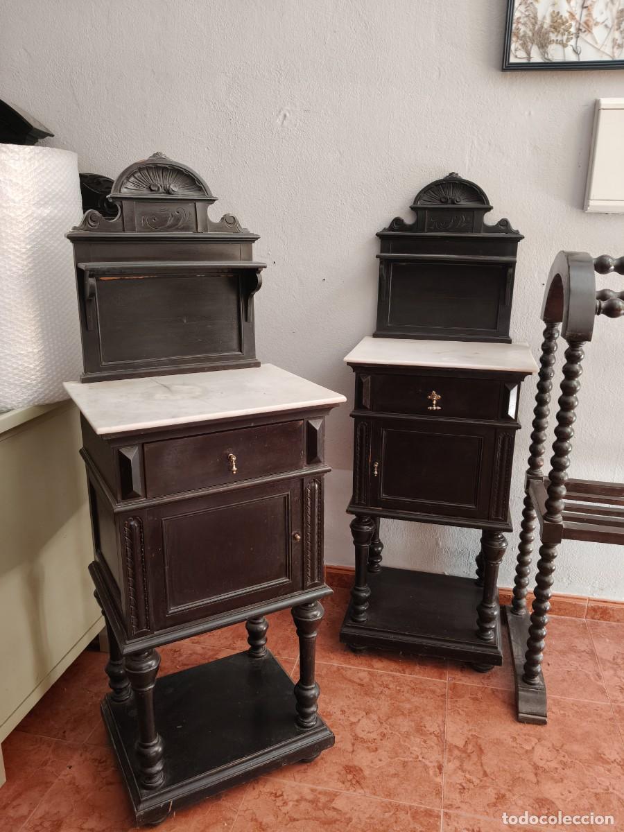 Antig&uuml;edades: Dormitorio antiguo de madera tallada - Foto 5