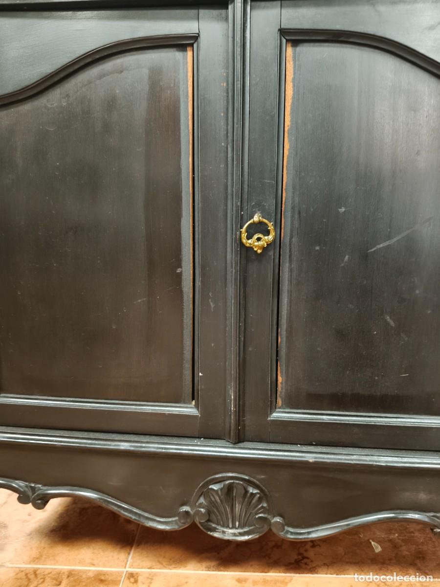 Antig&uuml;edades: Lavabo antiguo de madera - Foto 3
