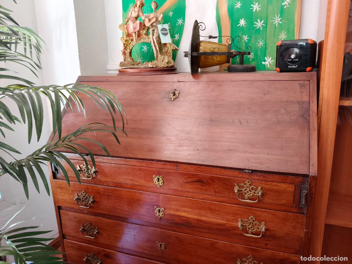Antig&uuml;edades: Bureau antiguo / escritorio antiguo de madera - Foto 2