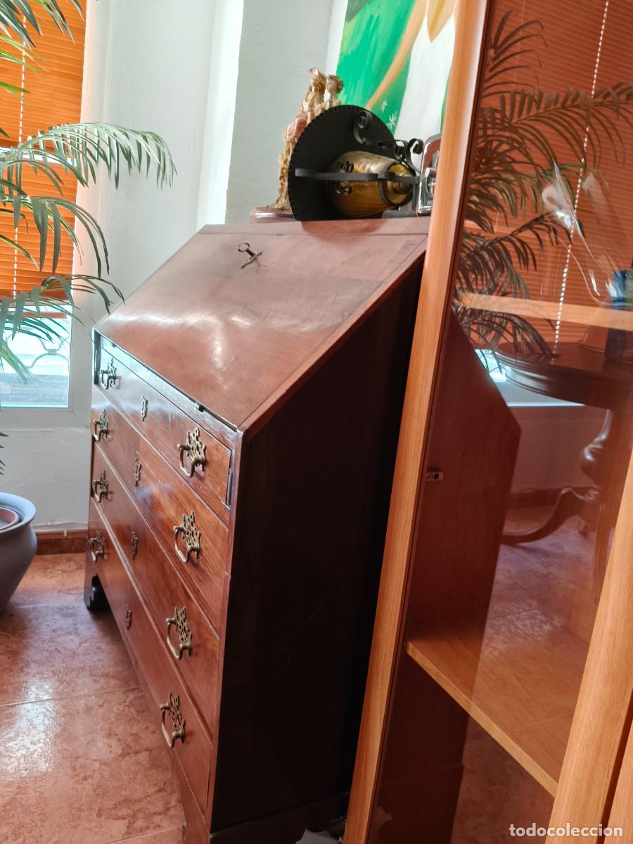 Antig&uuml;edades: Bureau antiguo / escritorio antiguo de madera - Foto 3