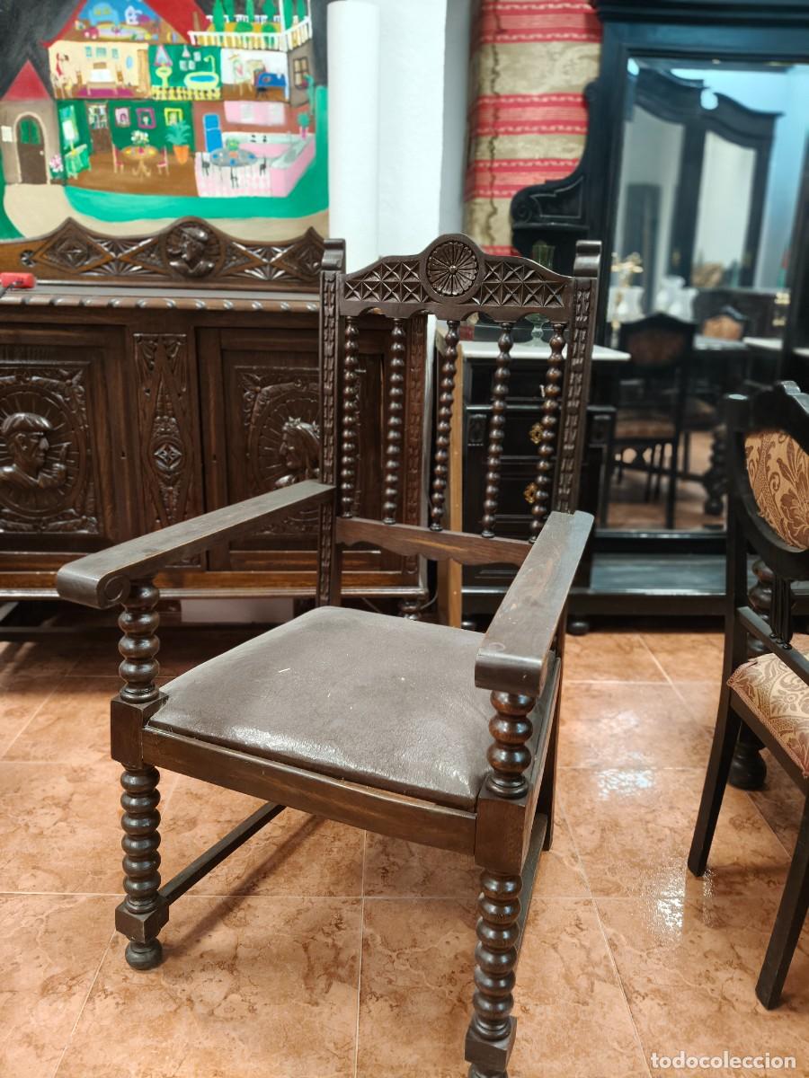 Antig&uuml;edades: Sillones antiguos de madera - Foto 3