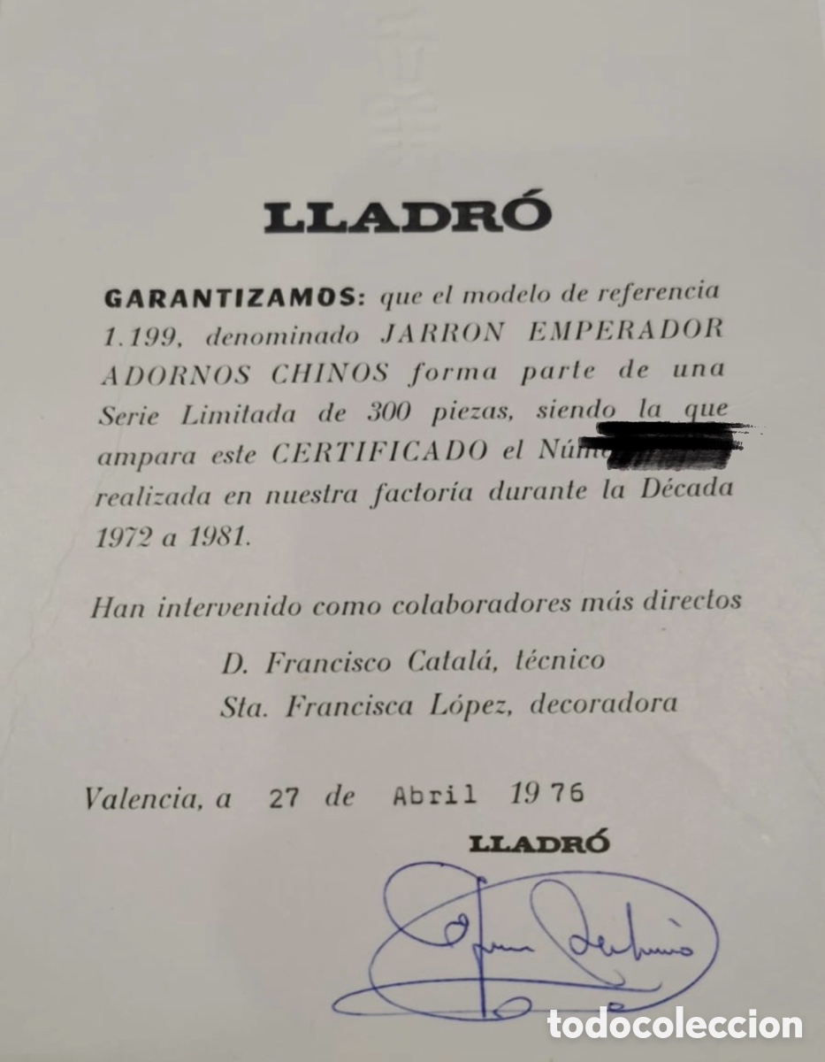 Antig&uuml;edades: Jarron Imperial Lladr&oacute; - Foto 3