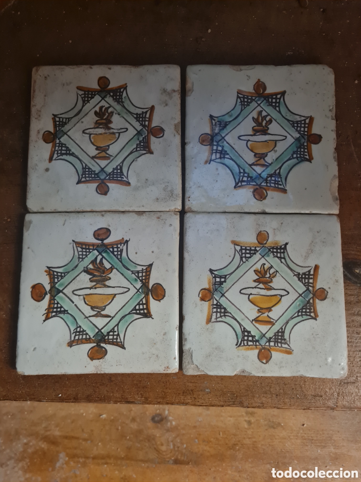 Antiques: Antiguos azulejos catalanes XVIII XIX