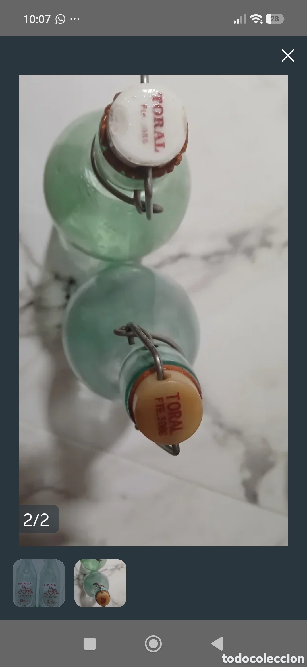 Antig&uuml;edades: Botellas antiguas de gaseosas - Foto 2