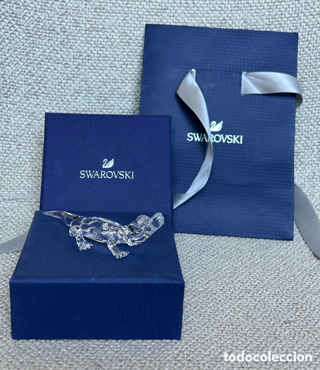 Antig&uuml;edades: Swarovski &middot; Lagarto / Cocodrilo &middot; Silver Crystal &middot; Endangered Species (1998&ndash;2005) ✨