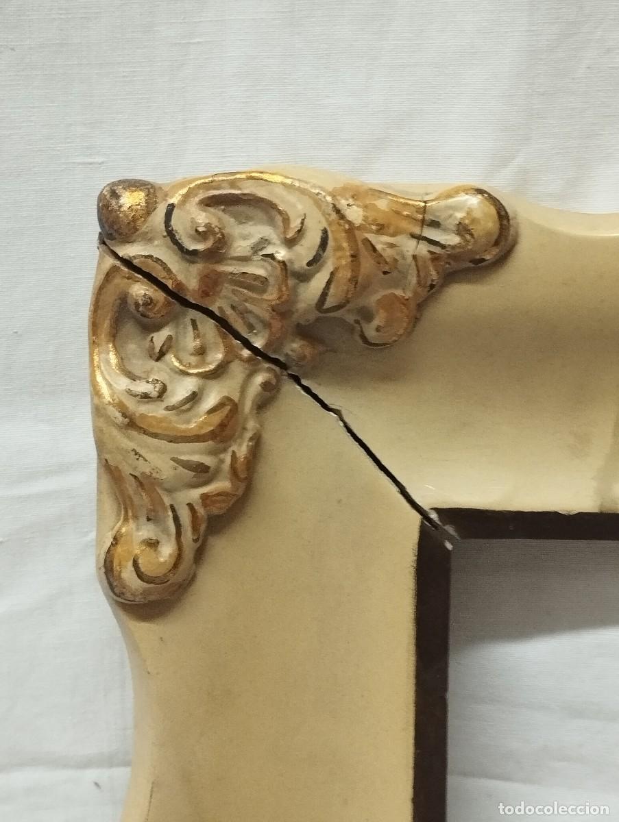Antig&uuml;edades: MARCO DE MADERA LACADA - Foto 3