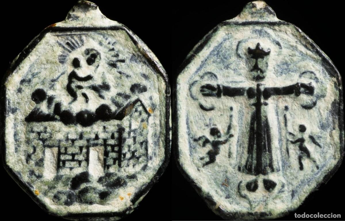 Antiguidades: Medalla Siglos XVI-XVII, C. Sirolo / V. Loreto - 18x14 mm.