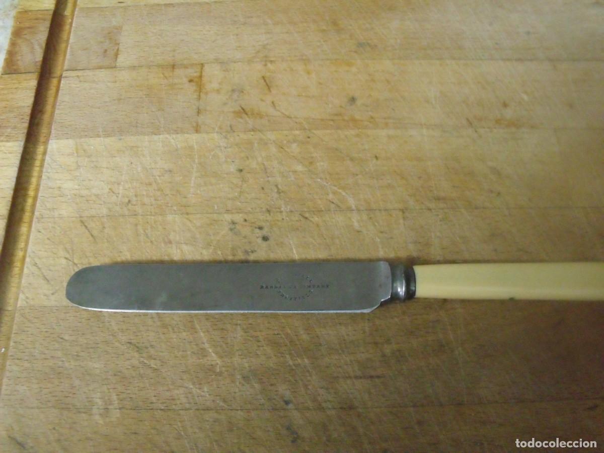 Antig&uuml;edades: 1 CUCHILLO ANTIGUO DE MESA- DE ALEMANIA- A&Ntilde;O 1900-LOTE 667