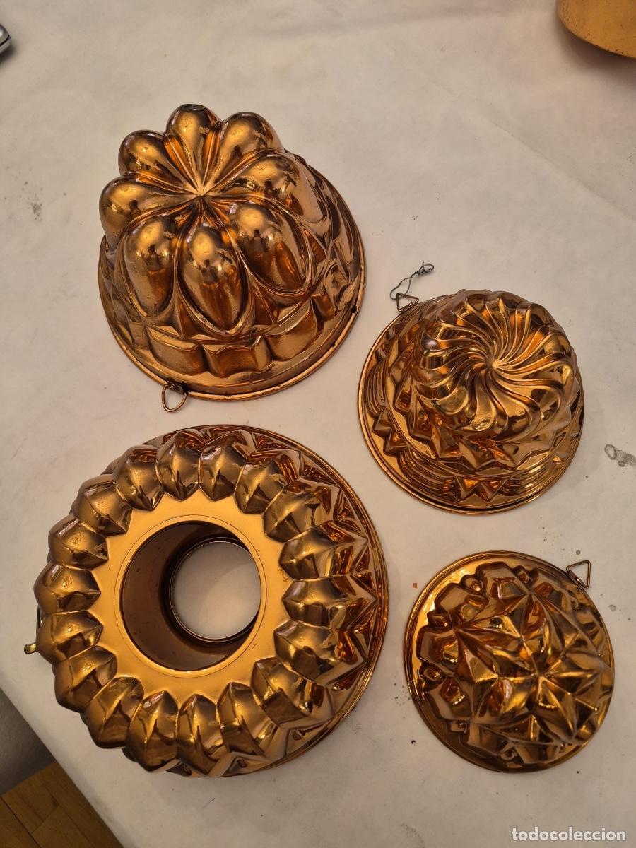 Antig&uuml;edades: Moldes antiguos de reposter&iacute;a de cobre