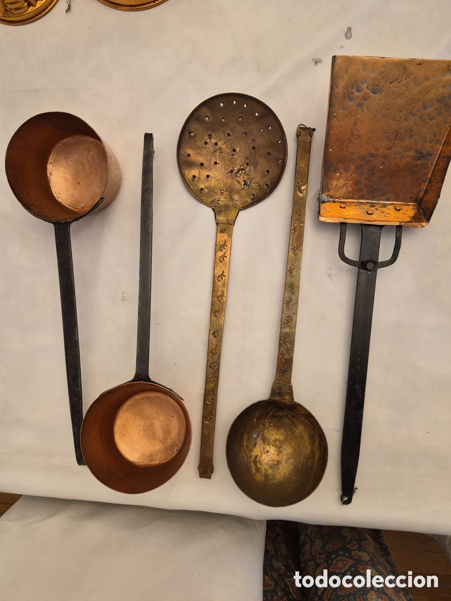Antig&uuml;edades: Utensilios antiguos de cobre