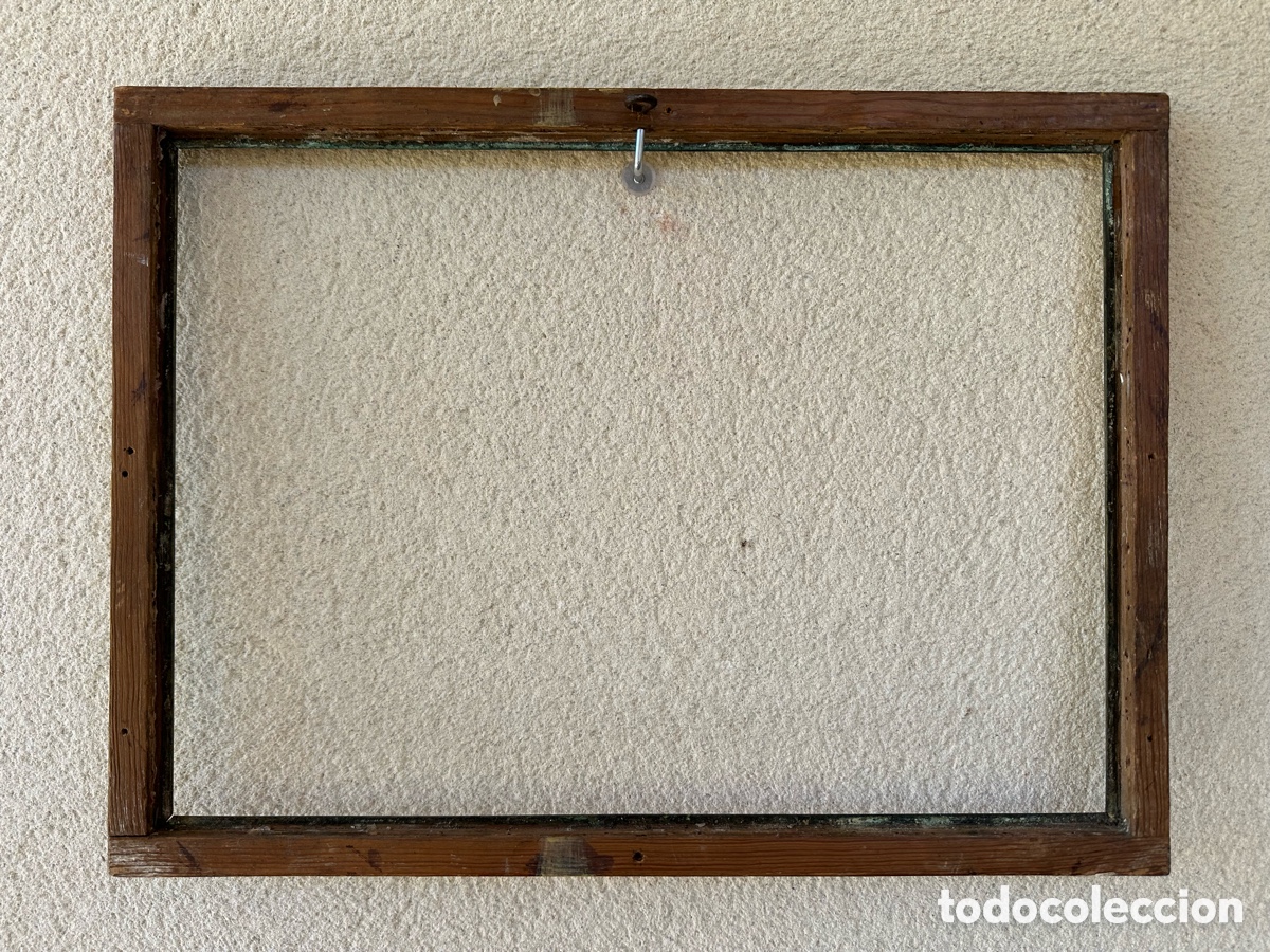 Antig&uuml;edades: Marco antiguo de madera dorada - Foto 6