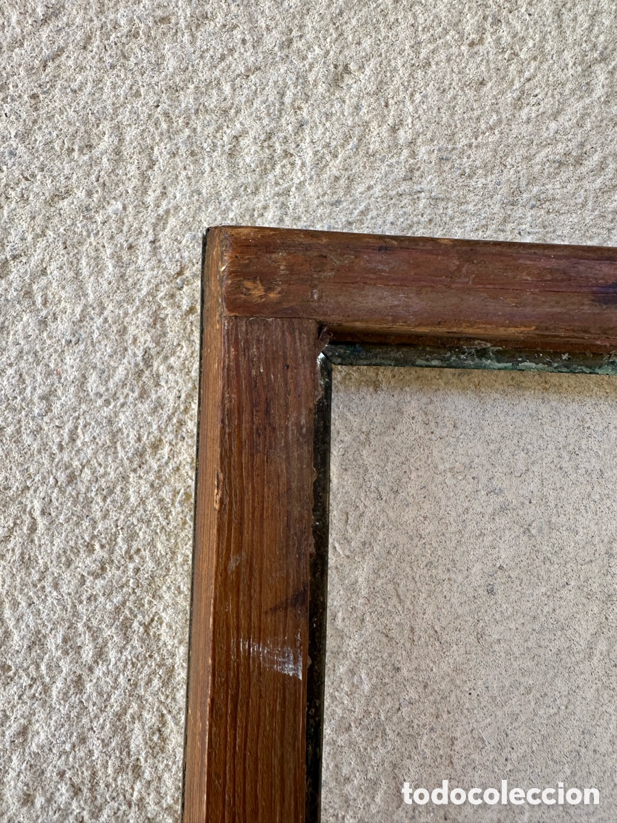 Antig&uuml;edades: Marco antiguo de madera dorada - Foto 9