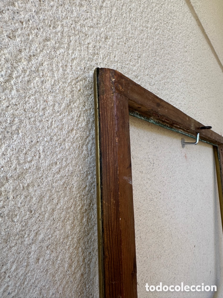 Antig&uuml;edades: Marco antiguo de madera dorada - Foto 10