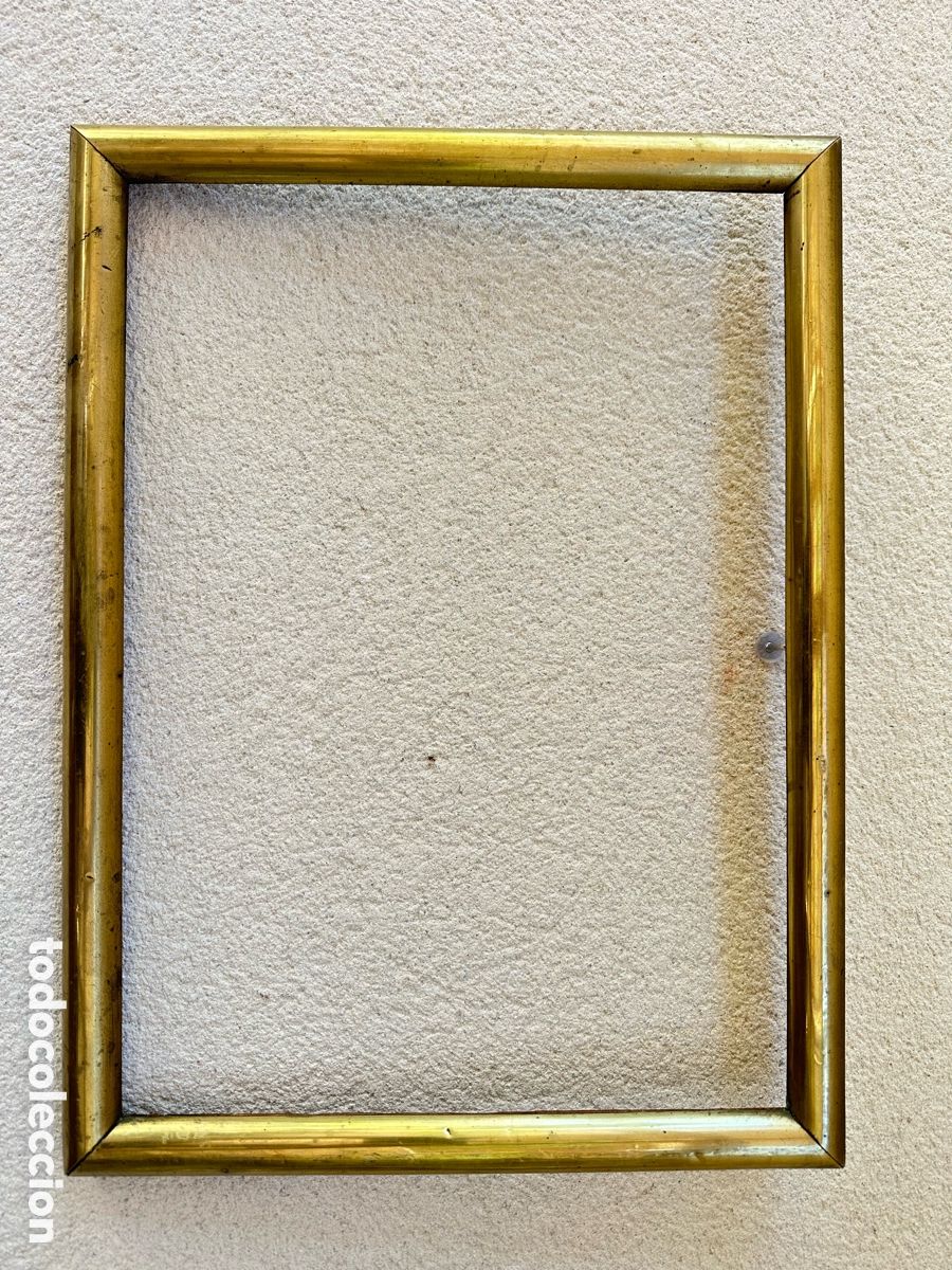 Antig&uuml;edades: Marco antiguo de madera dorada - Foto 12