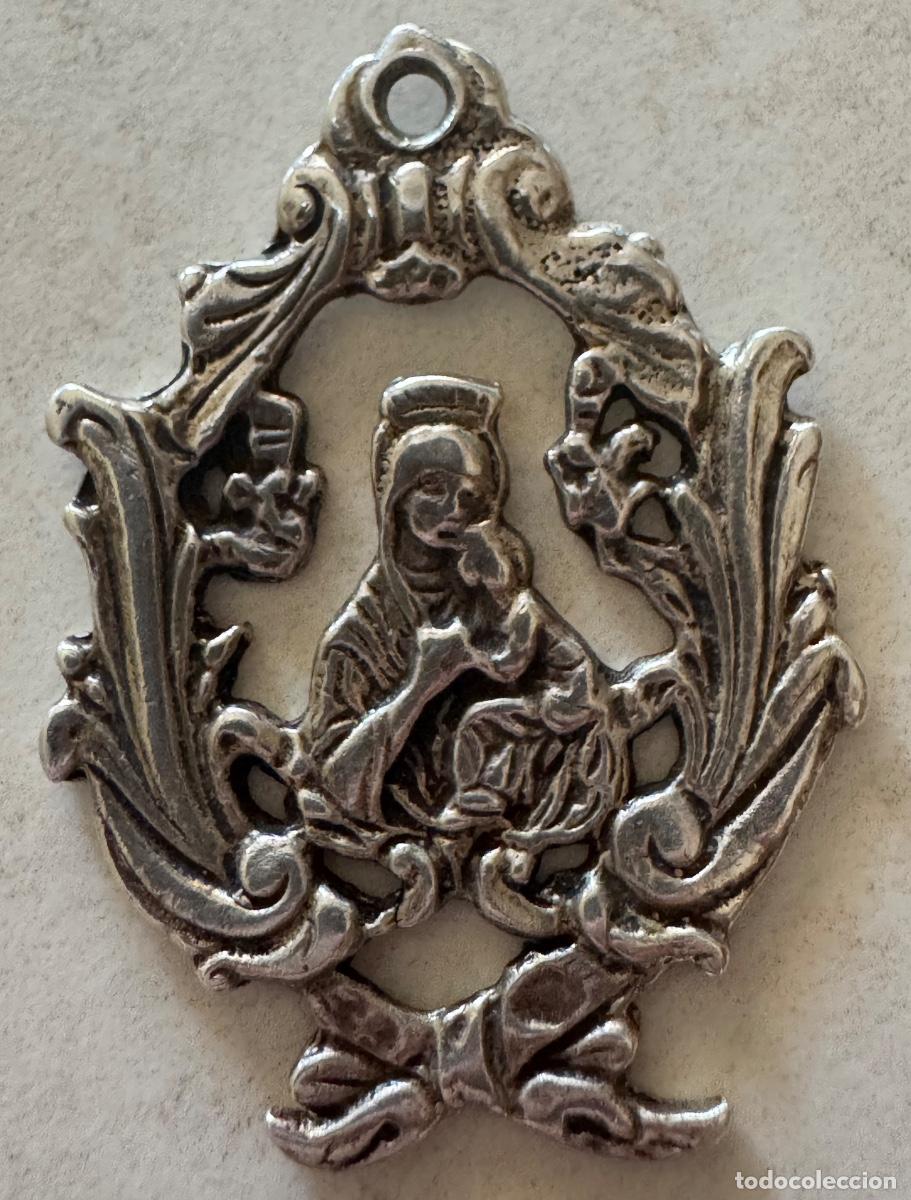 Antig&uuml;edades: MEDALLA CALADA DE PLATA - VIRGEN NUESTRA SE&Ntilde;ORA DEL PERP&Eacute;TUO SOCORRO