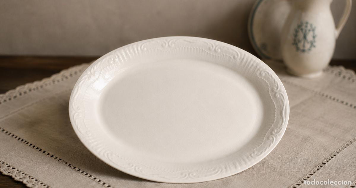 Oggetti Antichi: Fuente Porcelana La Cartuja de Sevilla, Pickman.