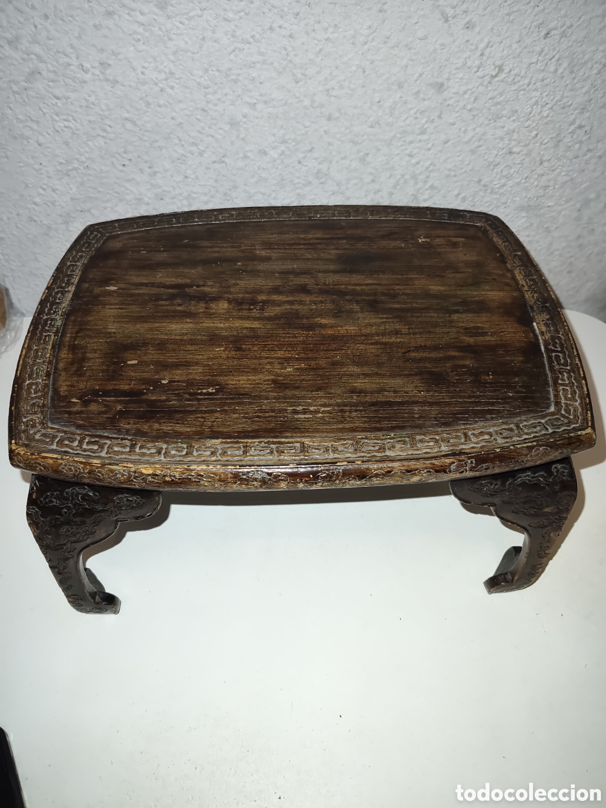 Antig&uuml;edades: ESCABEL INGLES ANTIGUO - Foto 7