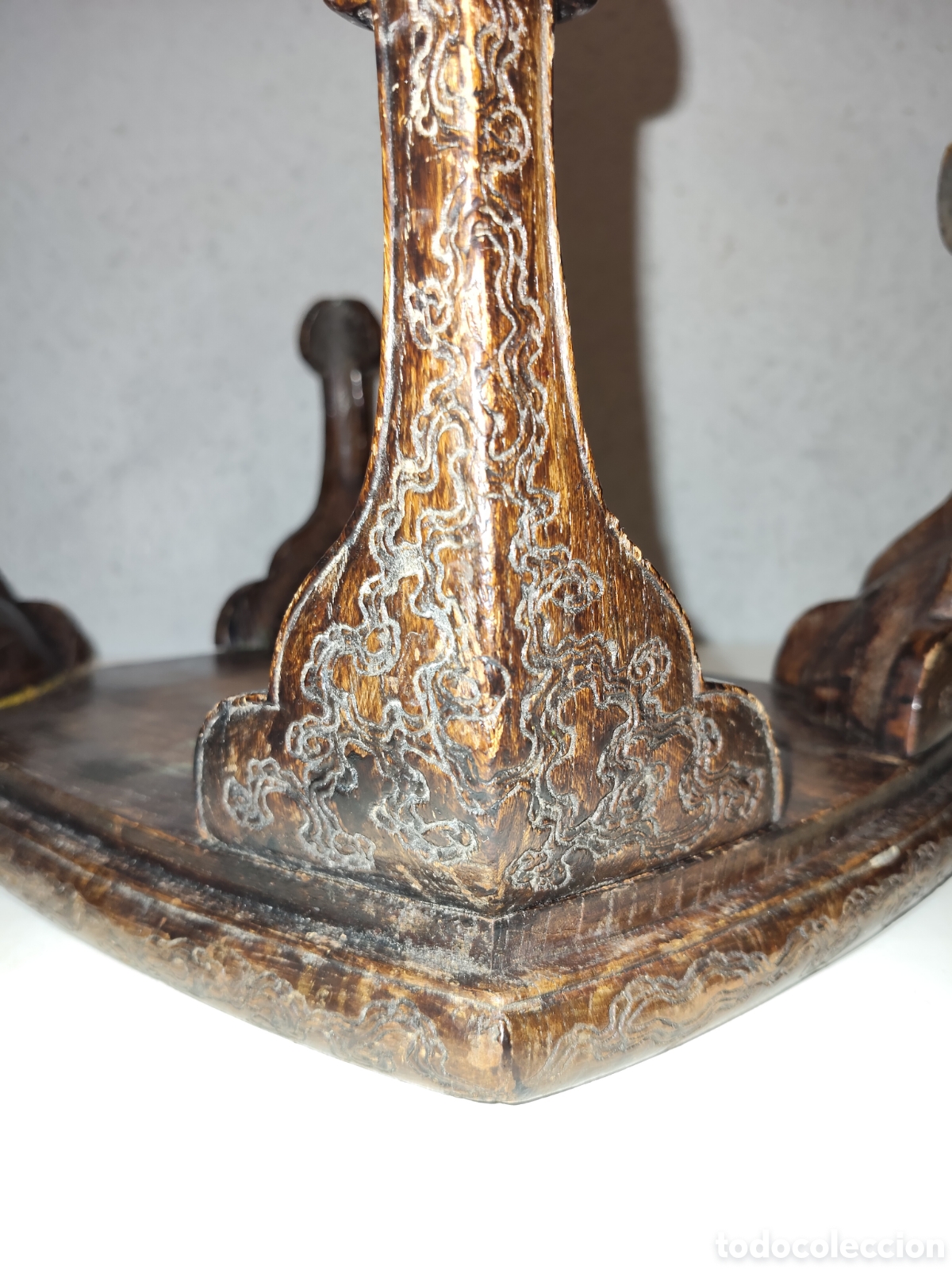 Antig&uuml;edades: ESCABEL INGLES ANTIGUO - Foto 13