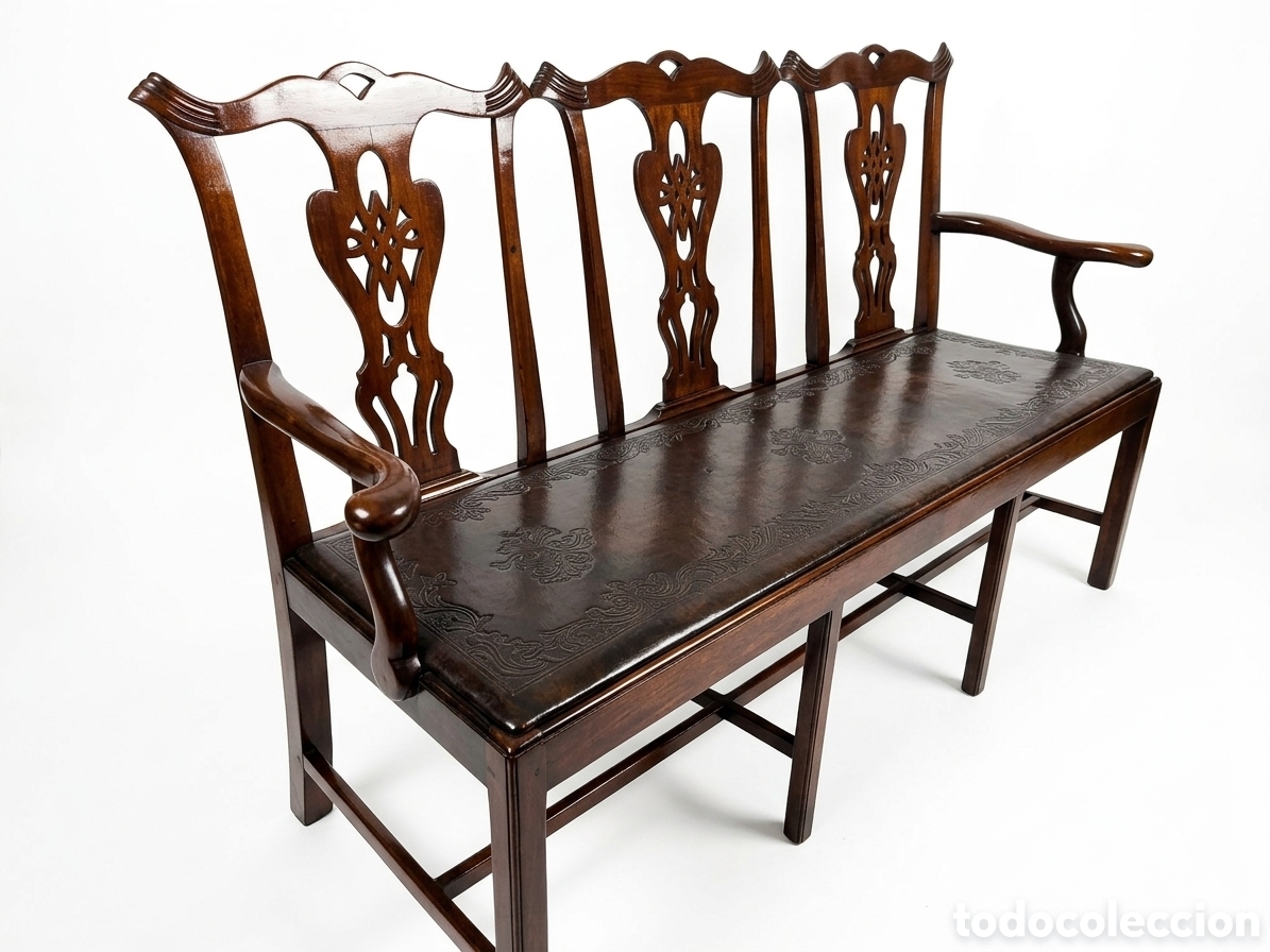 Antig&uuml;edades: Sillon de palo santo estilo Lu&iacute;s XV finales del s.XVIII