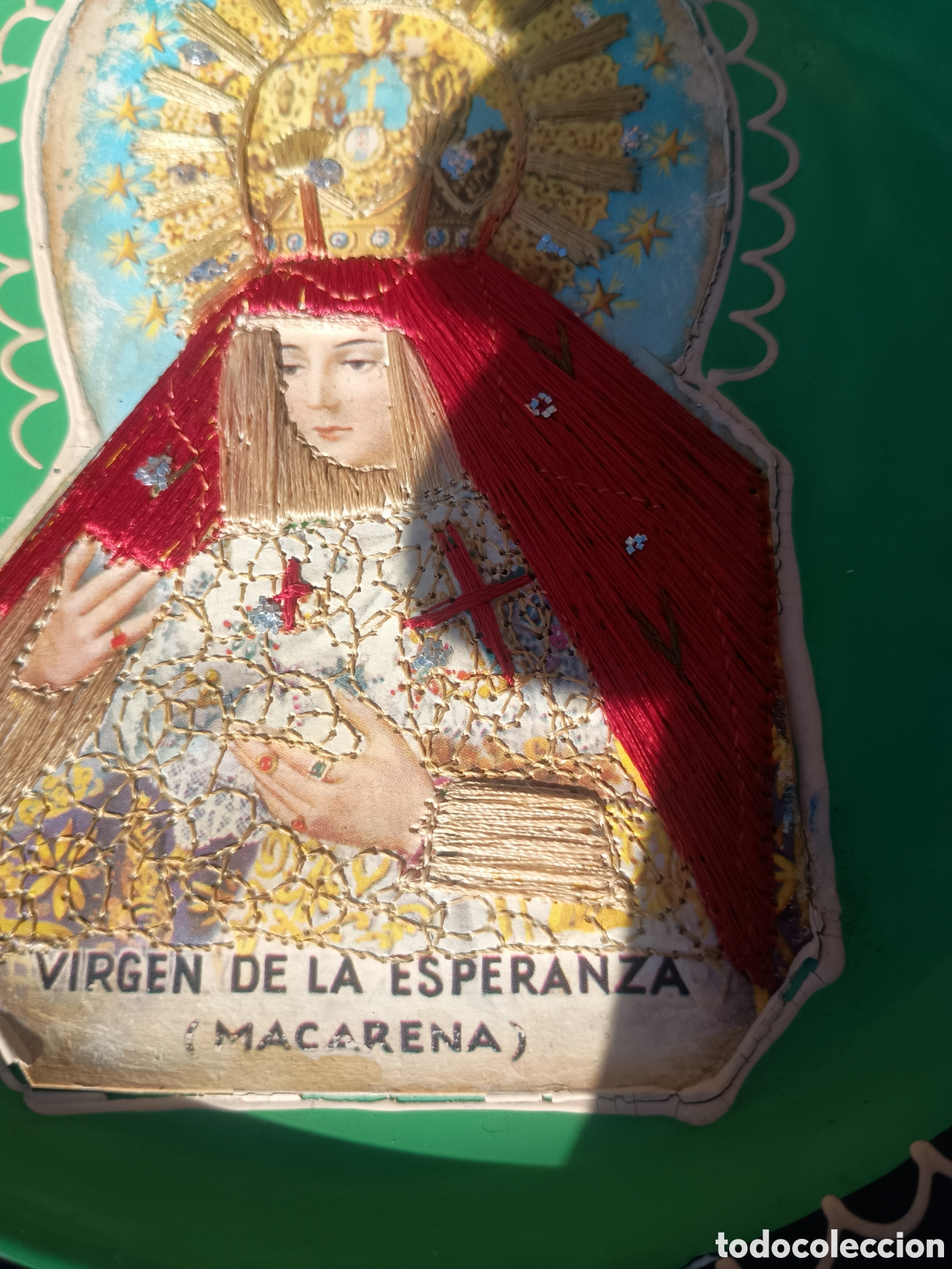 Antig&uuml;edades: Plato virgen cer&aacute;mica - Foto 6