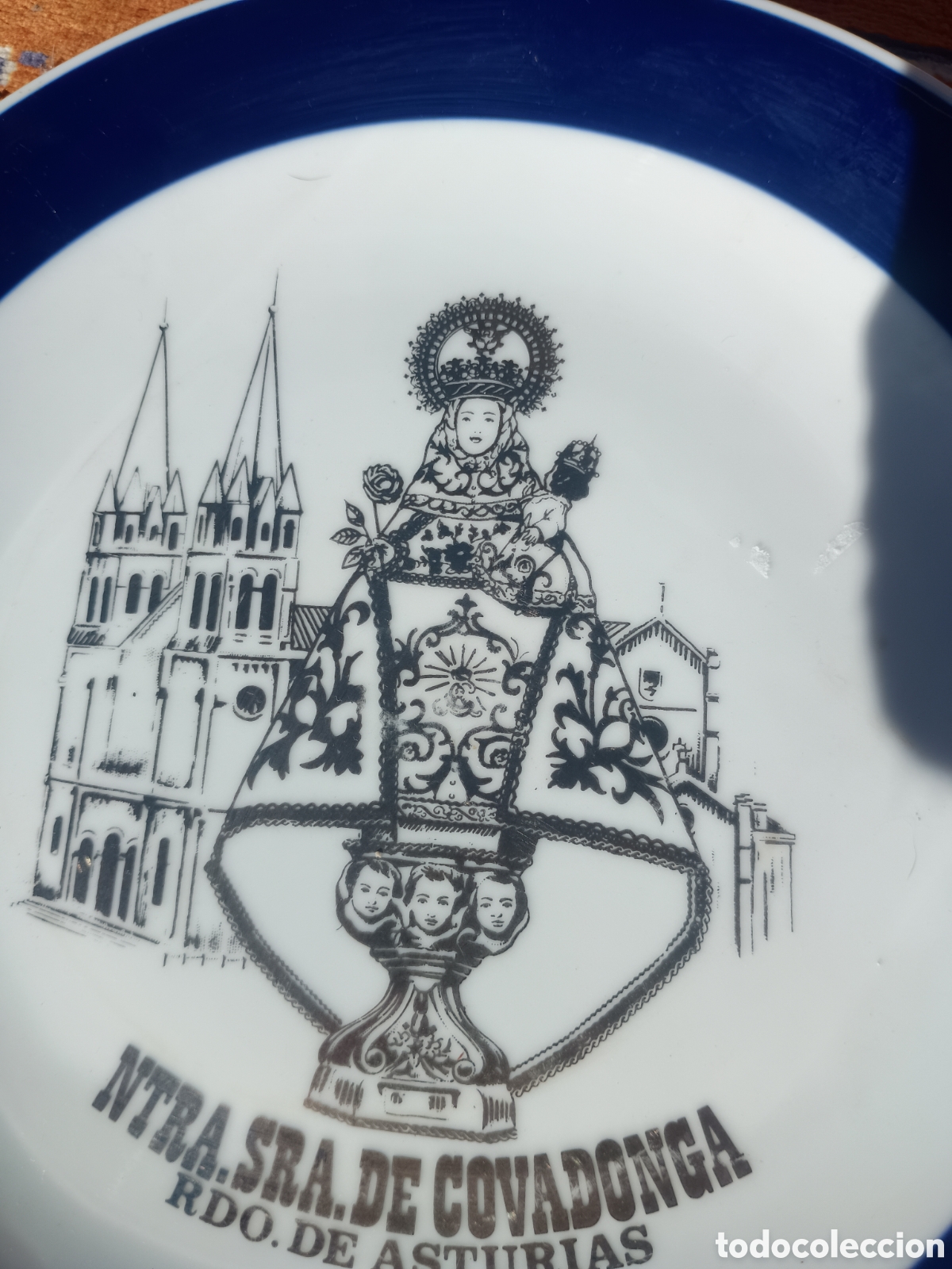 Antig&uuml;edades: Plato virgen cer&aacute;mica - Foto 2