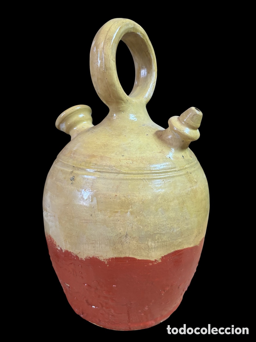 Antig&uuml;edades: Antiguo botijo para agua.