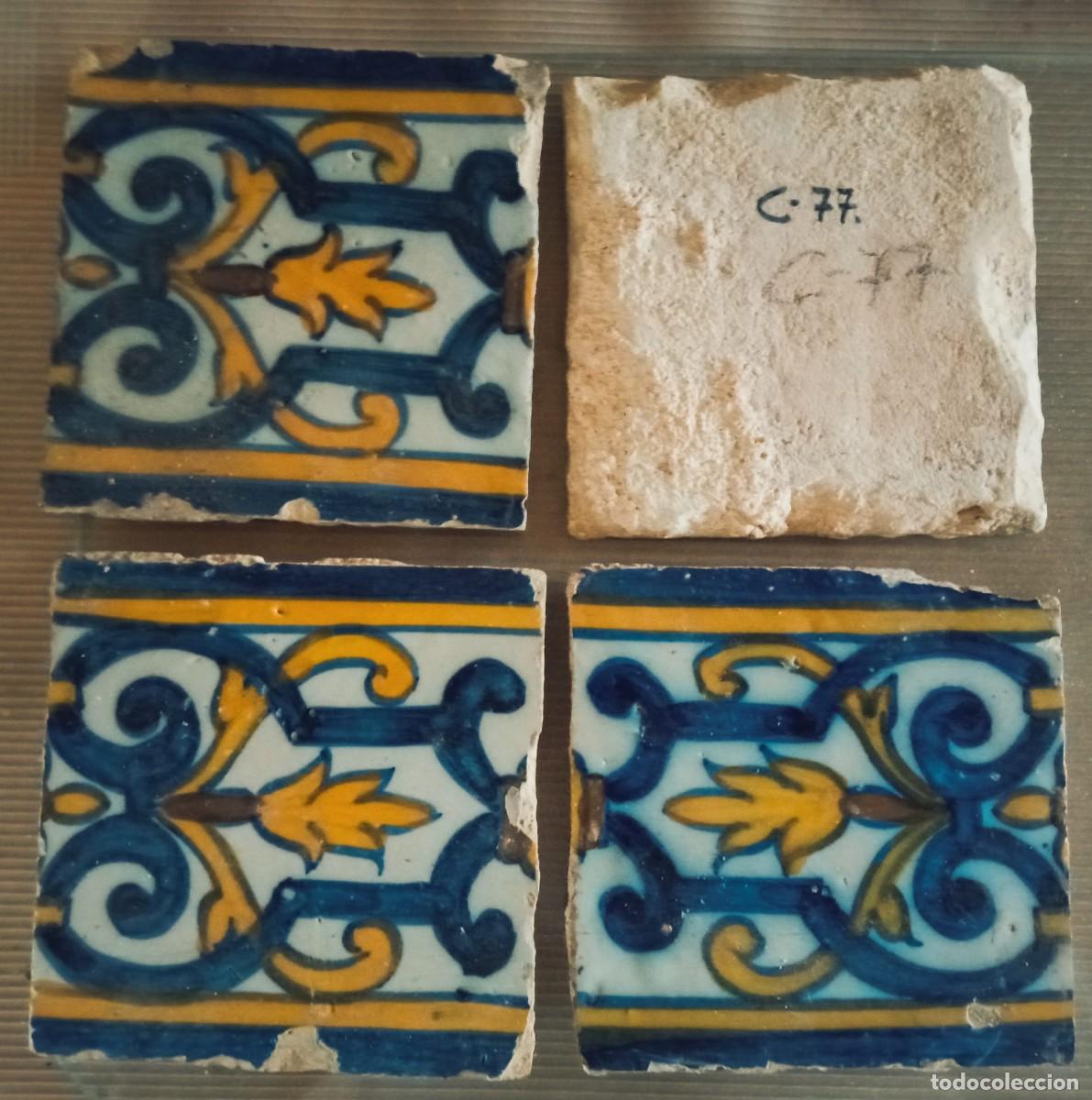 Antiguidades: AZULEJOS DEL SIGLO XVII,