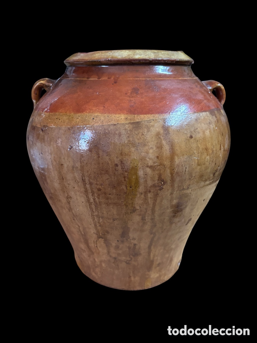 Antig&uuml;edades: Antigua orza aragonesa para aceite