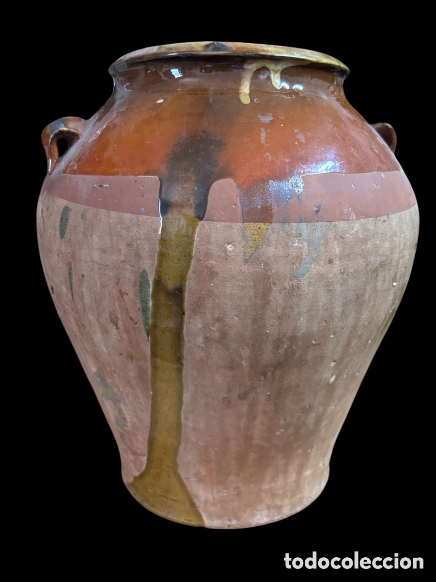 Antig&uuml;edades: Antigua orza para aceite aragonesa.