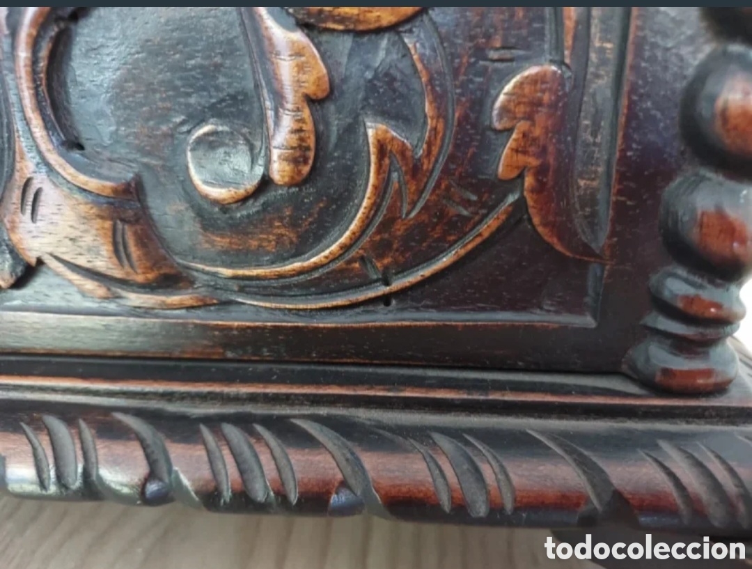 Antig&uuml;edades: Antigua caja de Madera - Foto 10