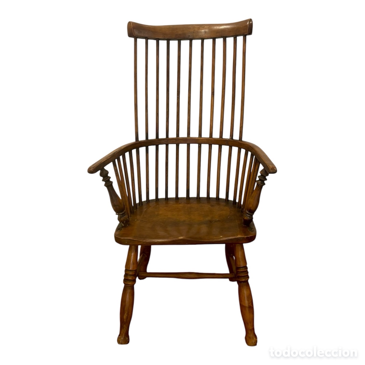 Antig&uuml;edades: Silla Windsor inglesa Circa 1.820. - Foto 2
