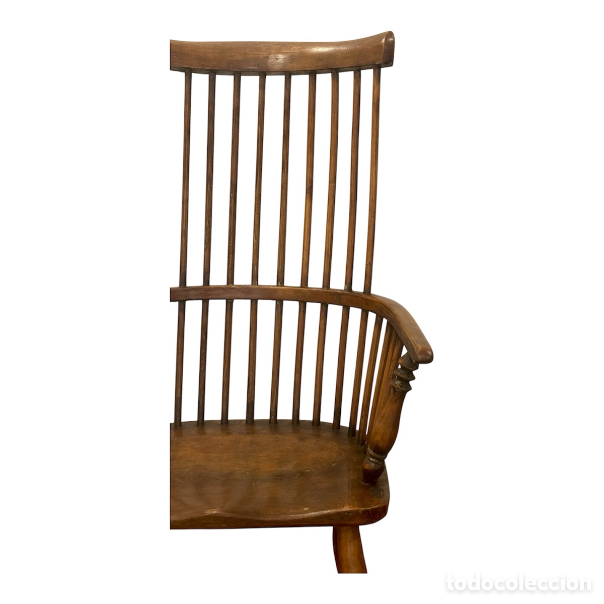 Antig&uuml;edades: Silla Windsor inglesa Circa 1.820. - Foto 7