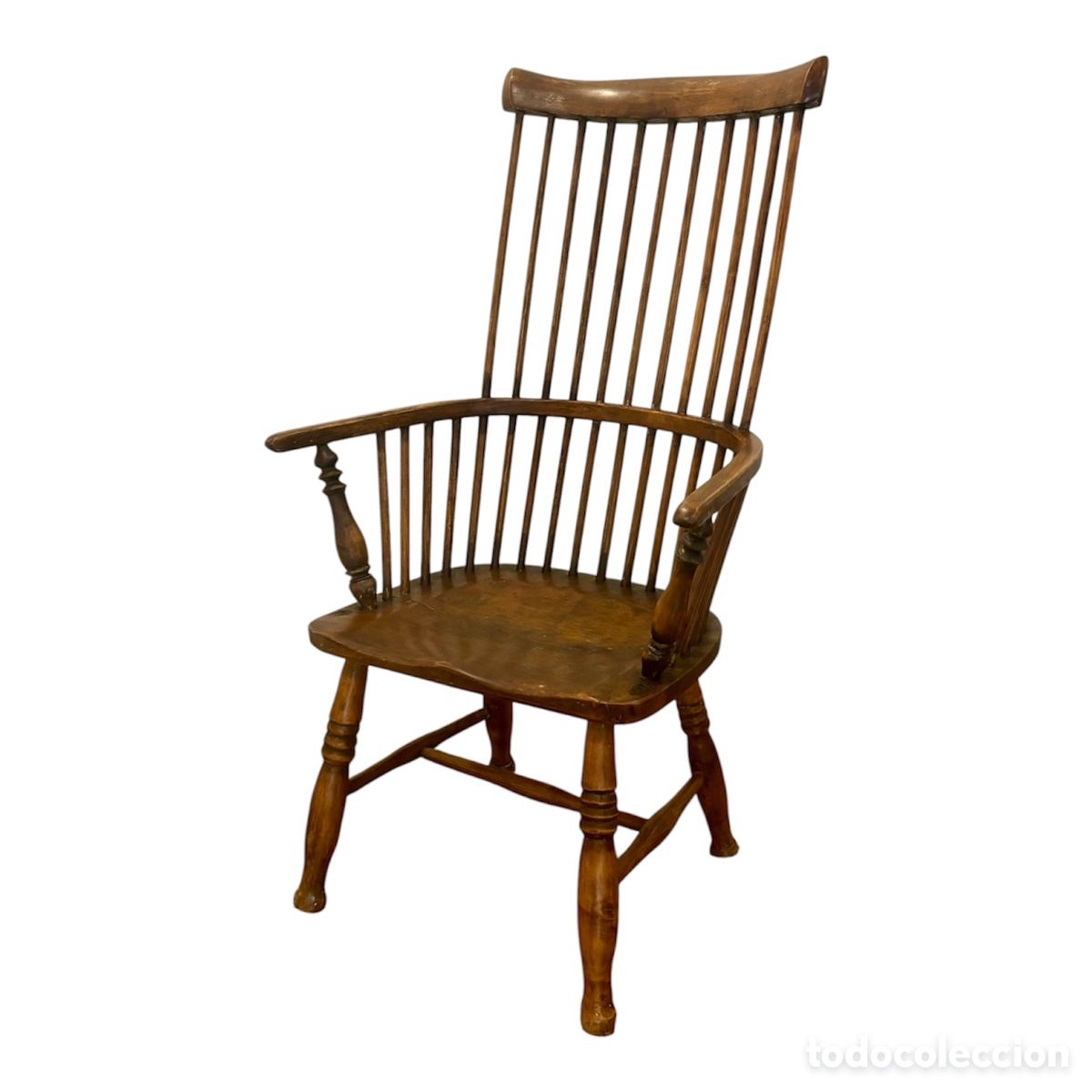 Antig&uuml;edades: Silla Windsor inglesa Circa 1.820.