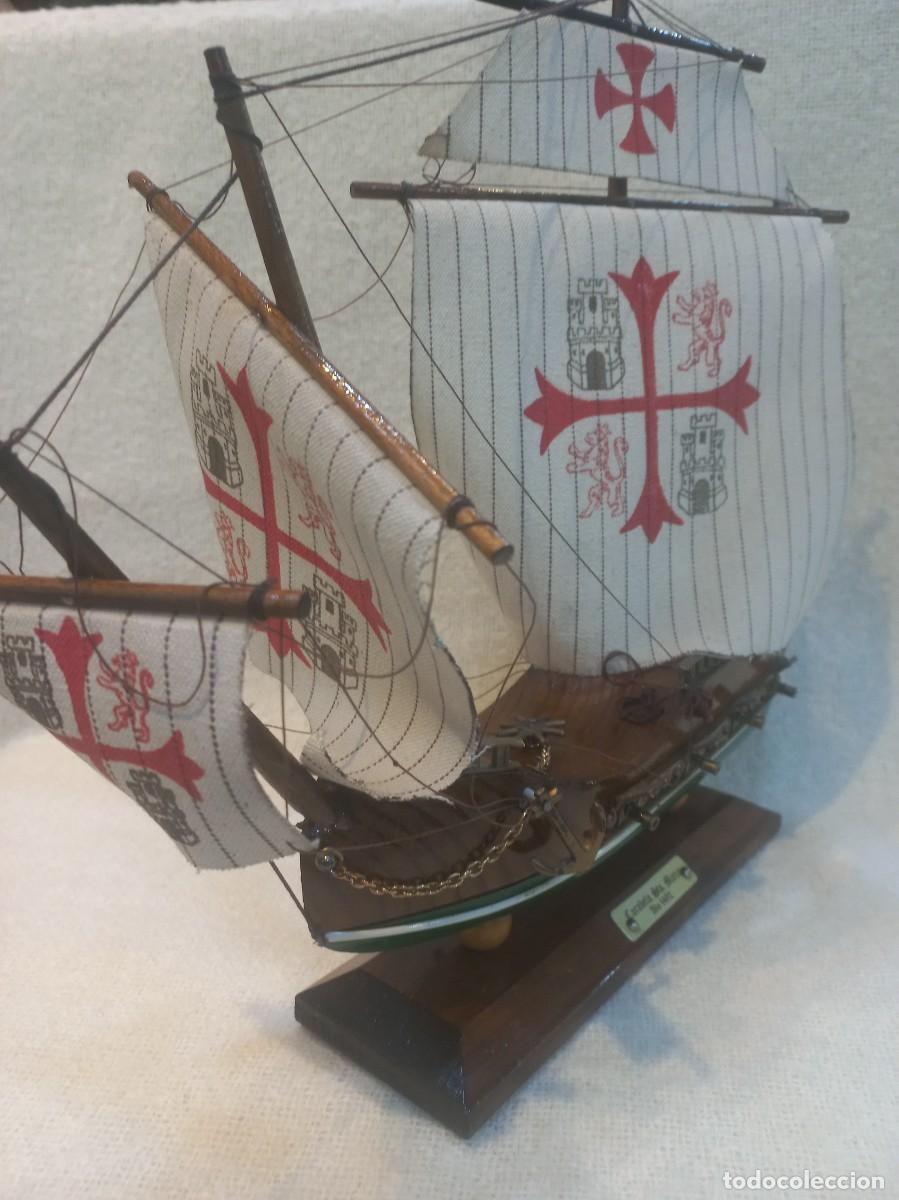 Antig&uuml;edades: BARCO CARABELA &uml;SANTA MAR&Iacute;A&uml; (40cm)