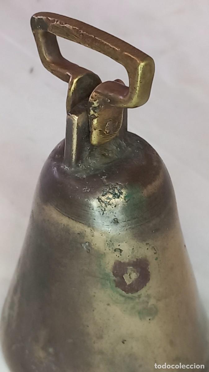 Antig&uuml;edades: ANTIGUA CAMPANA , CAMPANILLA DE BRONCE - Foto 4
