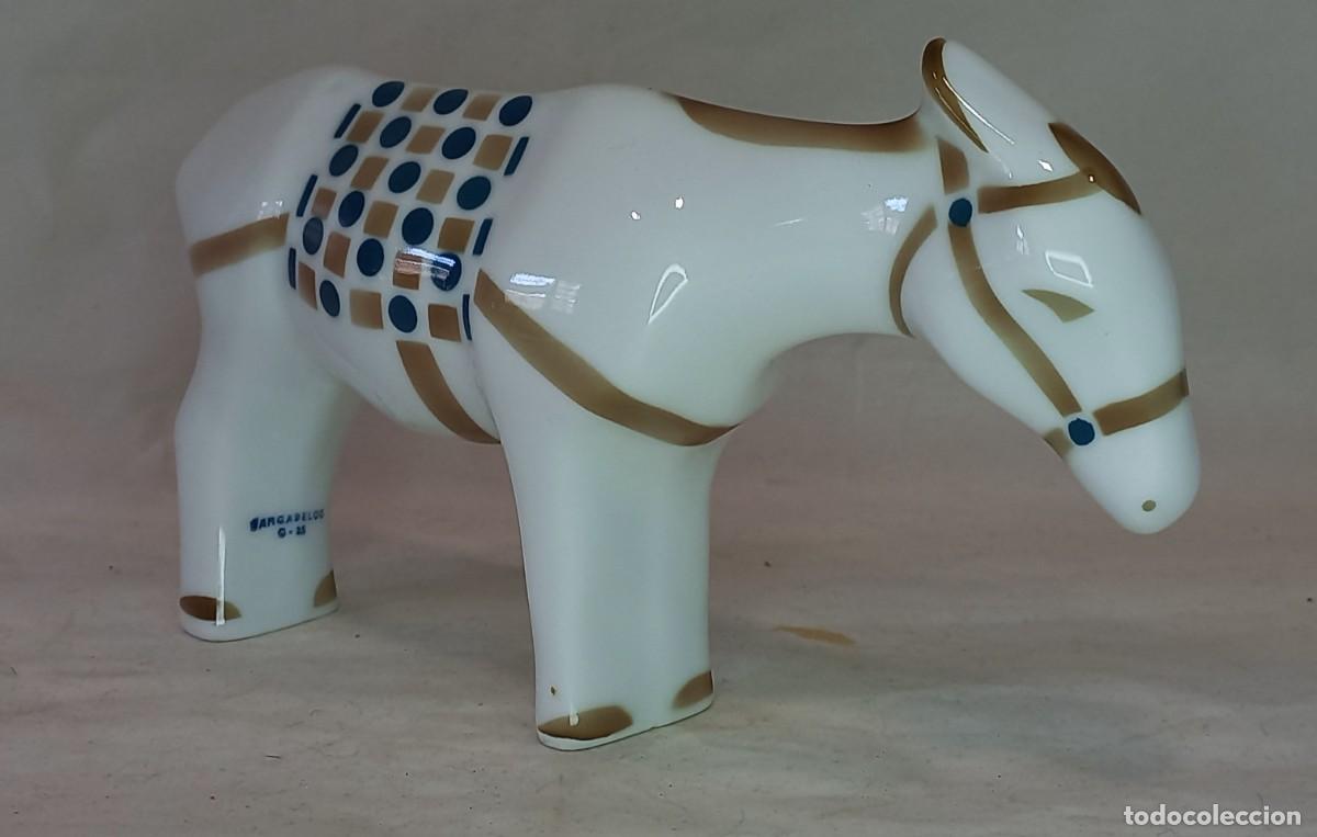 Antig&uuml;edades: FIGURA DE PORCELANA DE SARGADELOS REPRESENTANDO UN BURRITO , BURRO