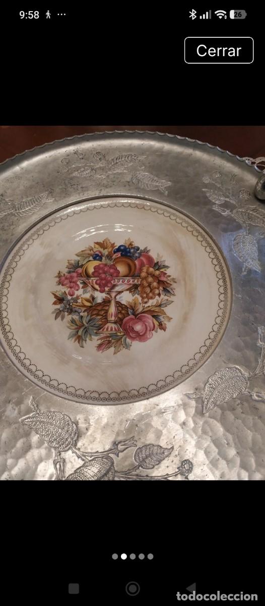 Antig&uuml;edades: Plato limoges servir