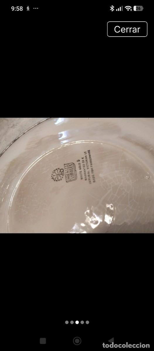 Antig&uuml;edades: Plato limoges servir - Foto 3