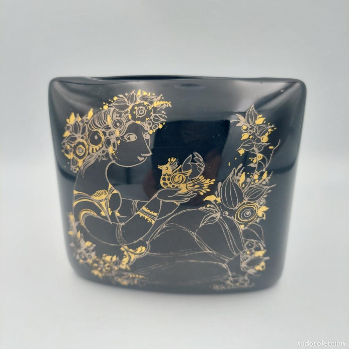 Antig&uuml;edades: Jarron de porcelana Rosenthal Bjorn Wiinblad