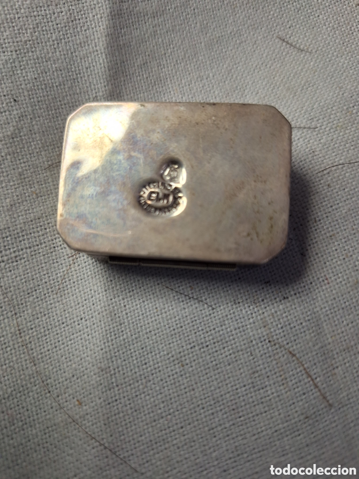 Antig&uuml;edades: Antigua cajita en plata. - Foto 3