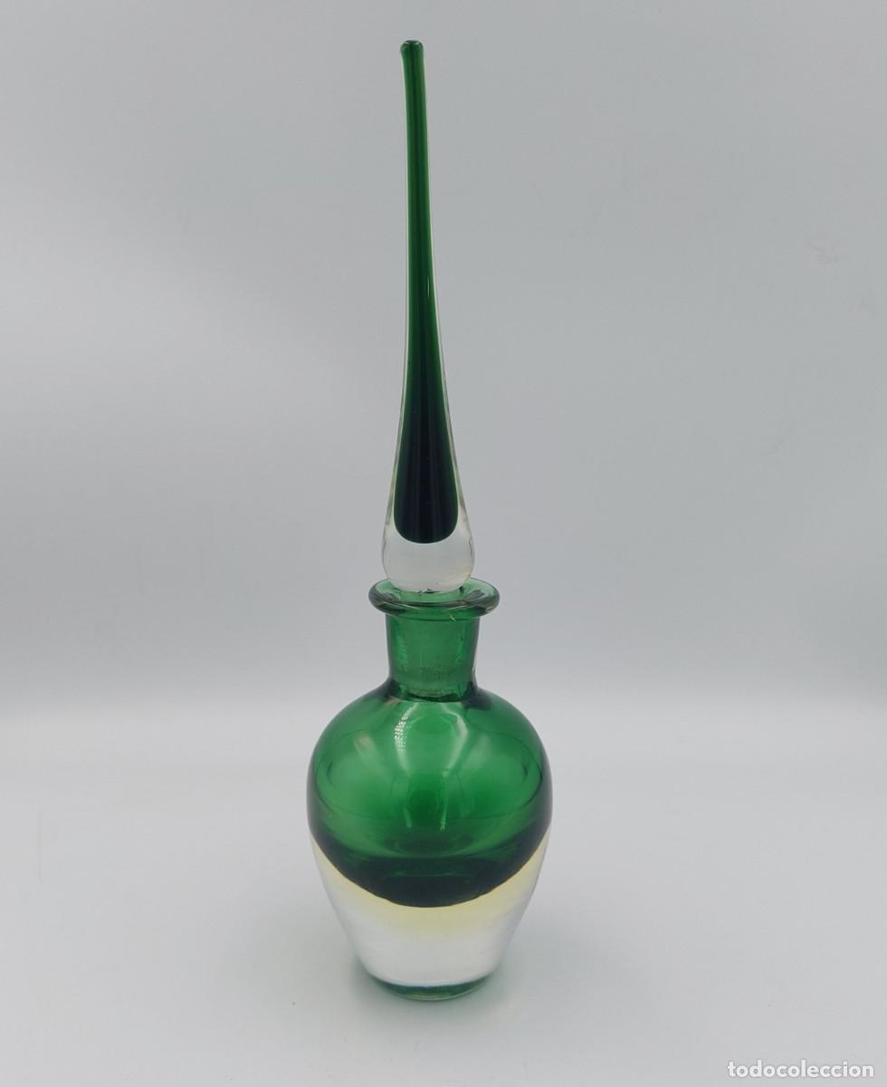 Antig&uuml;edades: Bote para perfume Murano Uranio - Foto 1