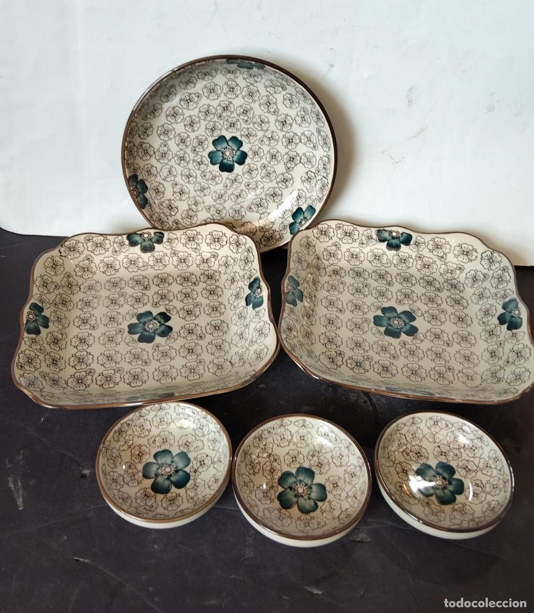 Antig&uuml;edades: Juego de cuencos para aperitivos o sushi Porcelana japonesa
