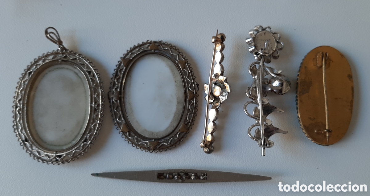 Antig&uuml;edades: Lote de broches antiguos - Foto 4