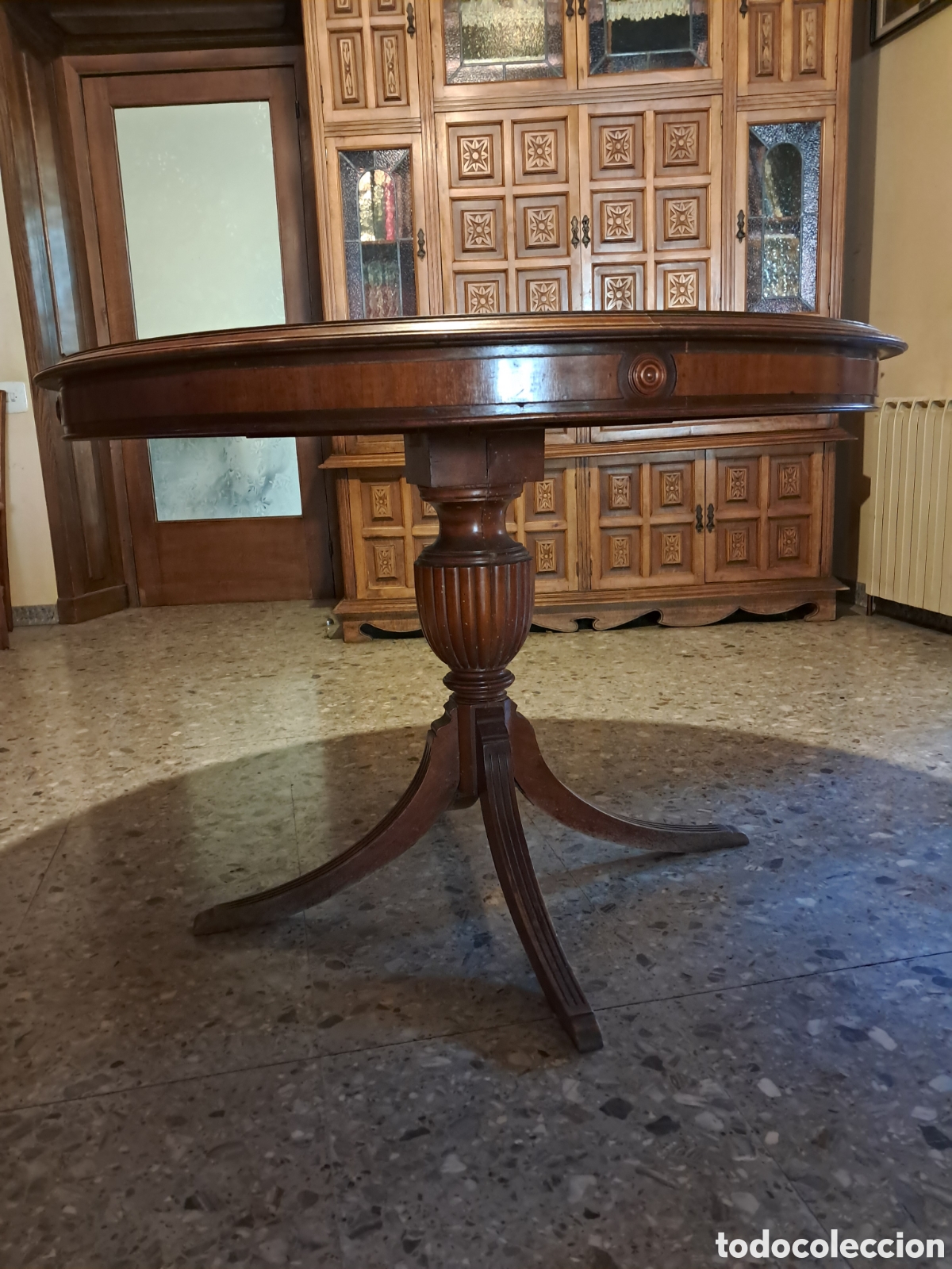 Antig&uuml;edades: Taula de menjador cl&agrave;ssica destil angl&egrave;s - Foto 1