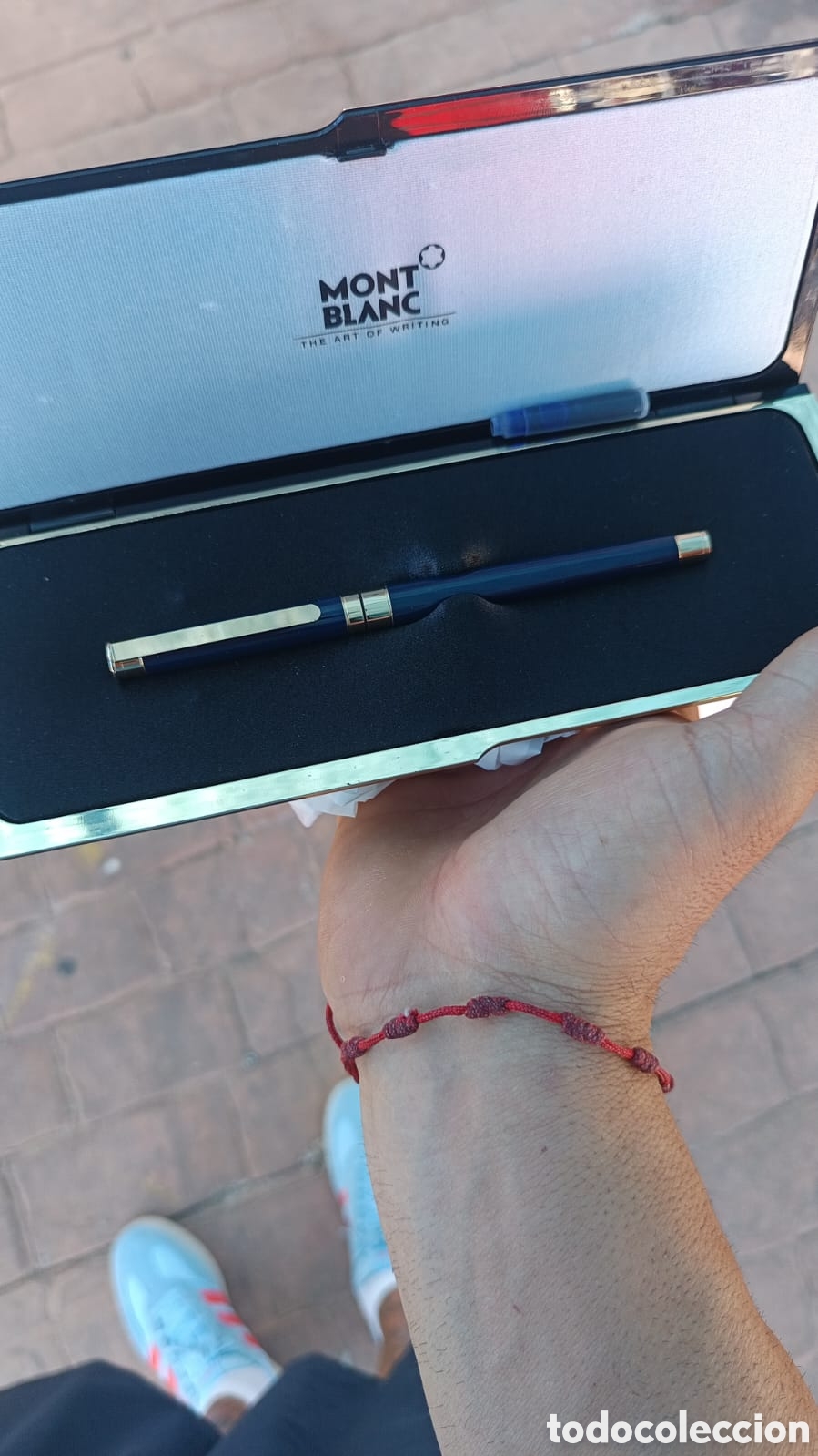 Antig&uuml;edades: Pluma Montblanc a&ntilde;os 70 con plum&iacute;n de oro 18kt