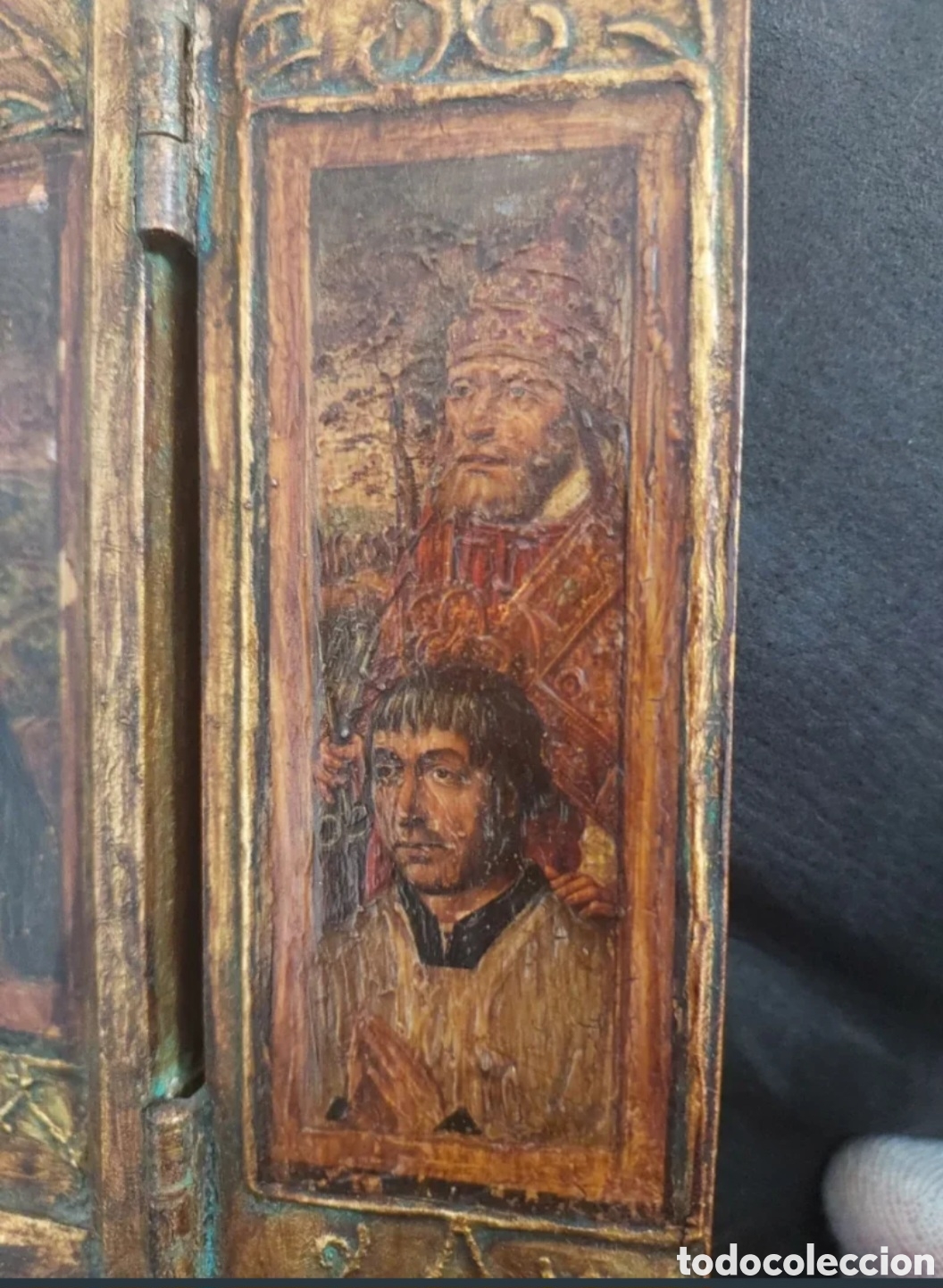 Antig&uuml;edades: Antiguo tr&iacute;ptico religioso - Foto 7