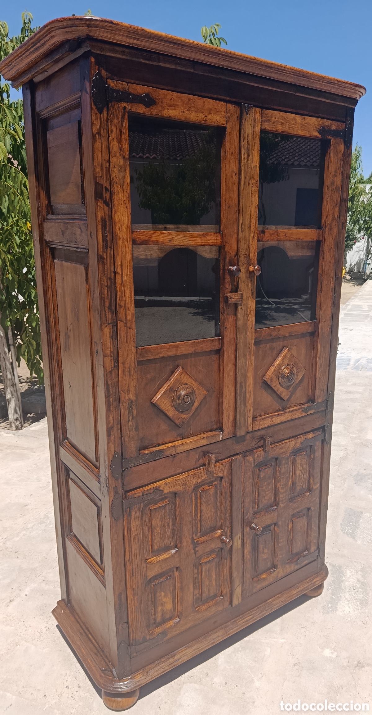 Antig&uuml;edades: Alacena castellana de madera