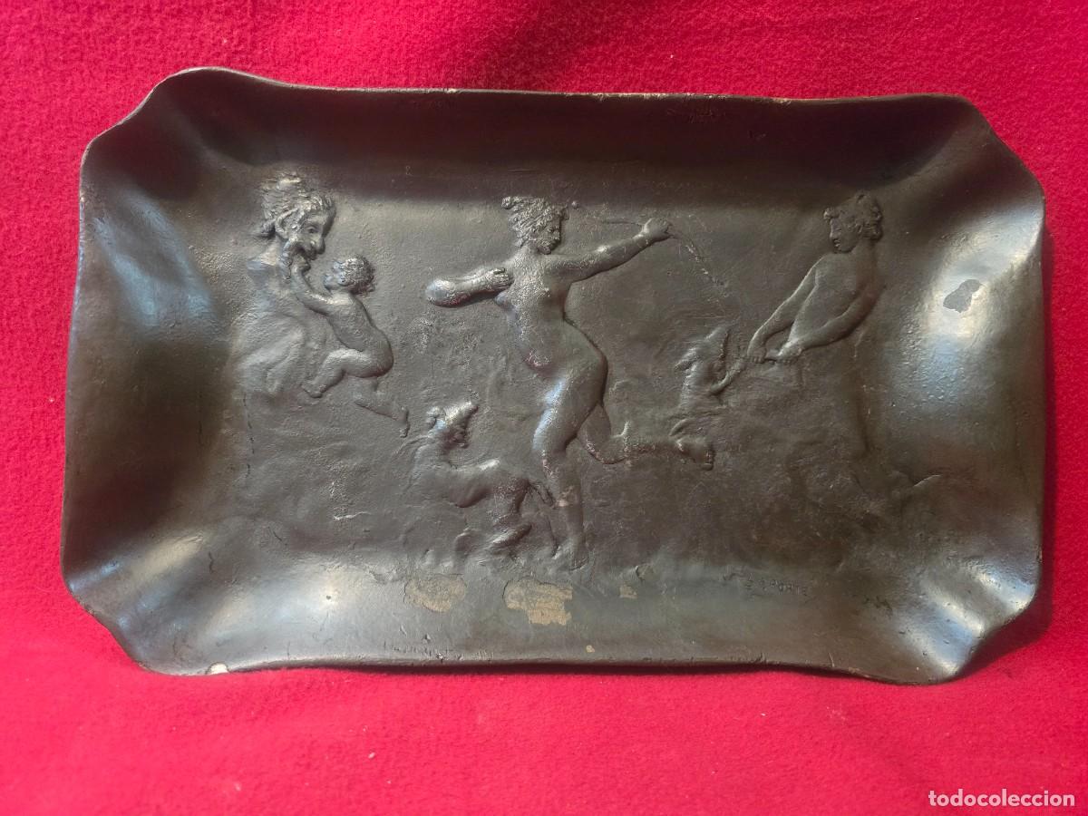 Antig&uuml;edades: ANTIGUA BANDEJA ART NUVO DE ESTA&Ntilde;O