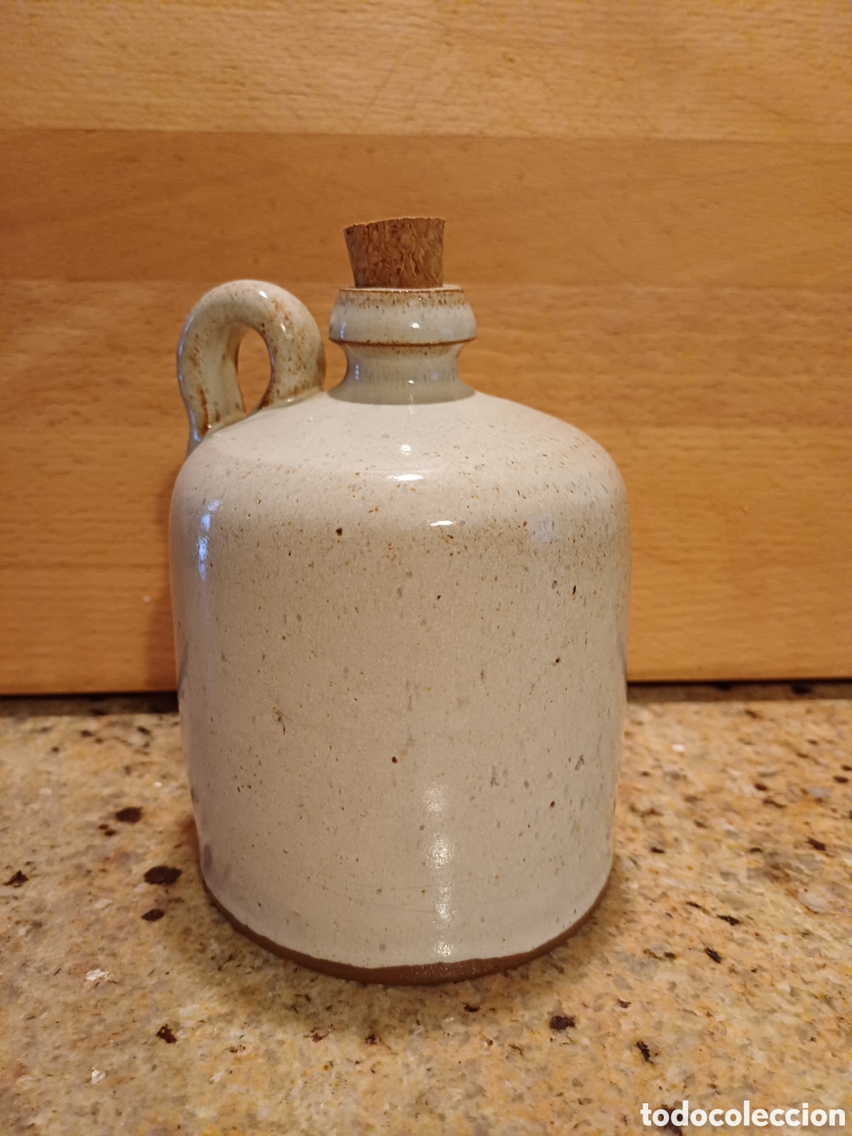 Antig&uuml;edades: Botella aguardiente barro vitrificada - Foto 3