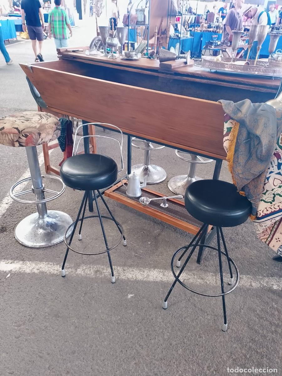 Antig&uuml;edades: Antigua pastera restaurada convertida en mesa alta - Foto 1